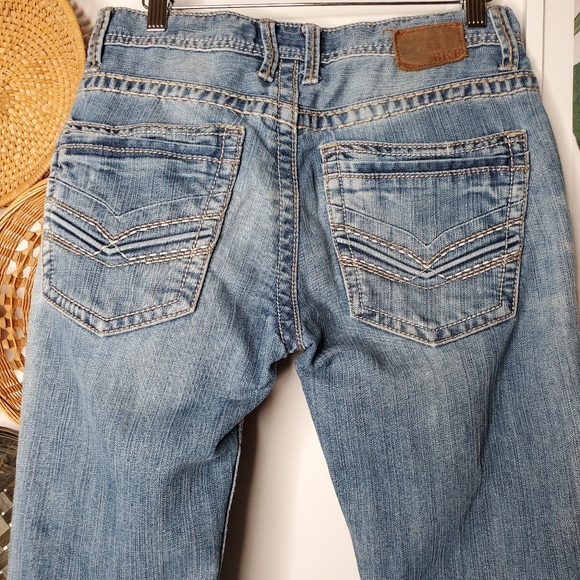 BKE Aiden Straight Leg Men's Jeans Long Tall - Picture 5 of 7